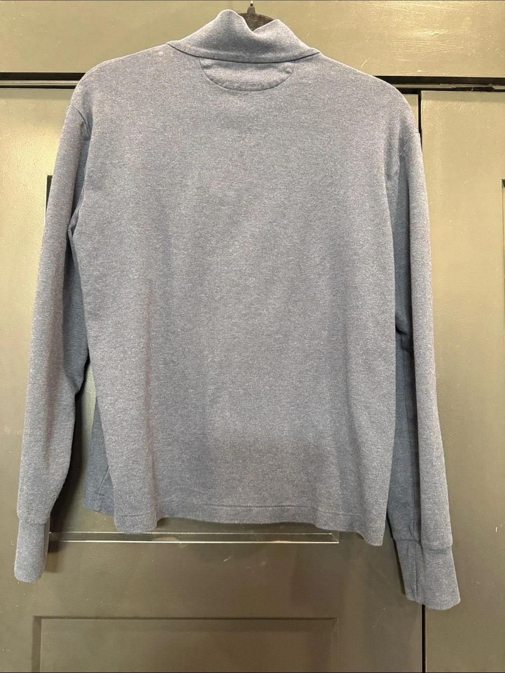 Polo Ralph Lauren Navy Quarter-Zip Sweatshirt with Red Pony Size Medium